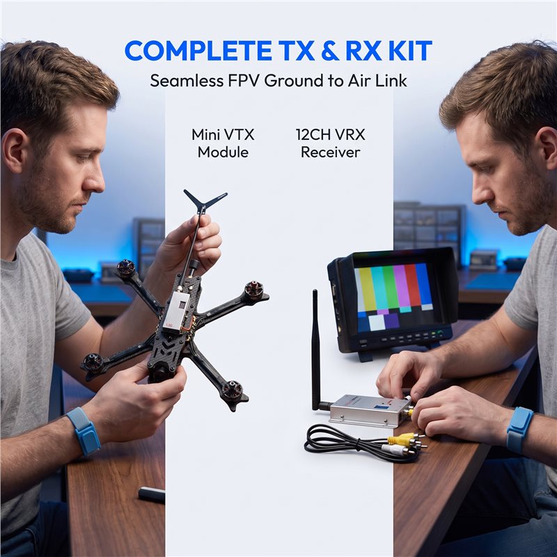 AS96- لجهاز إرسال واستقبال الف - مراجعة Drone Kit Fpv وسعره